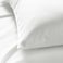 BYFT Orchard Exclusive (White) Queen Size Flat Sheet and Pillow covers (Set of 3 Pcs) Cotton percale Weave, Soft and Luxurious, High Quality Bed linen -180 TC