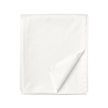 BYFT Orchard Exclusive (White) Queen Size Flat Sheet and Pillow covers (Set of 3 Pcs) Cotton percale Weave, Soft and Luxurious, High Quality Bed linen -180 TC
