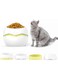 NeoStyle 3 in 1 Raised Cat Bowl Set,Tilted Elevated Pet Feeding Bowl for Cats and Small Dogs,Lovely Shape of Egg,Cat Dish,Detachable Multiple Combination Cat Food and Water Bowl