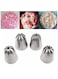 Russian Extra Large Stainless Steel Framed Nozzle Cookie Cake Cream Framed Flower DIY Baking Tool