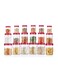 Vitro Storage Jar &amp; Canister Set of 18 &acirc;&euro;&ldquo; Food-Grade PET Plastic, 230 ml (6 pcs), 600 ml (6 pcs), 1.18 L (6 pcs), Air-Tight, Stackable, Containers for Grains, Pulses, Spices, Dry Fruits