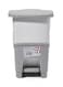 Rattan Pedal Trash Bin Off White 6Liters
