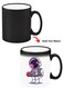 Color Changing Heat Sensitive Ceramic Mug, Image Revealed When HOT Liquid is Added! Astronaut holding skateboard
