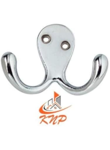 KNP- Double Coat Hook - Chrome