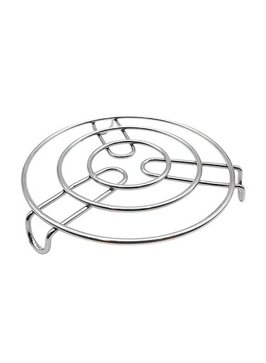 Stainless Steel Steaming Rack &amp; Pot Stand &acirc;&euro;&ldquo; 20 cm Diameter, 3 cm Height &acirc;&euro;&ldquo; Multi-Purpose Trivet for Steaming, Hot Pots, and Cookware Support