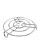 Stainless Steel Steaming Rack &amp; Pot Stand &acirc;&euro;&ldquo; 20 cm Diameter, 3 cm Height &acirc;&euro;&ldquo; Multi-Purpose Trivet for Steaming, Hot Pots, and Cookware Support