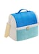 Wander Agio Travel Picnic Kit Shoulder Bags Vacation Food Bag Organizer Child Junket Lunch Thermal Box Two-layer Cute Toast Bag Blue 3