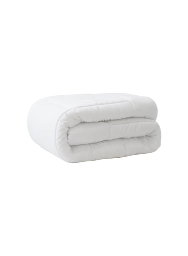 Soft Solid King Size Duvet Micrfiber White 240 x 220 cm