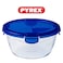 Pyrex Cook&amp;Go 700ml Round Storage Dish with Airtight Lid - Versatile Freezer-to-Oven Solution