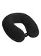 Velvet Neck and Travel Pillow Velvet Black 30 x 25 x 10cm