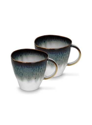 2pc Mug 370ml Galactica Series, Coffee/Tea Cup, Perfect for Coffee Lover for Latte, Cappuccino, Hot Choco