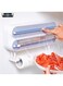Magnetic Reusable Food Wrap Cutter，Tin Aluminum Foil Dispenser with Cutter wall Mounted，Sturdy Food Cling Wrap Film Cutter (Grey)
