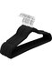 Arabest Plastic Clothes Hangers 20/30 Pack, Heavy Duty Durable Coat and Clothes Hangers, Non-Slip Suit Clothes Hangers (30, Black)