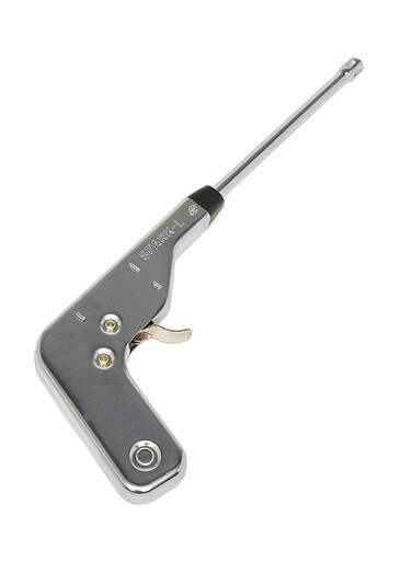 Electronic Gas Lighter Silver