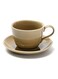 2-Piece Cup And Saucer Brown 260ml