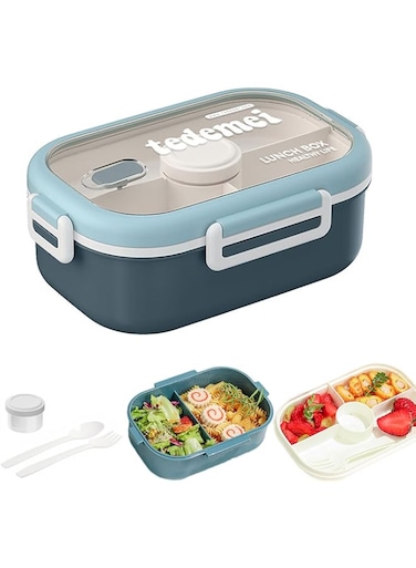 LUCKYUN Bento Box 1100ml Blue