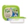 Fun Multipurpose Containers With Lid Clear And Green 709ml 4 PCS
