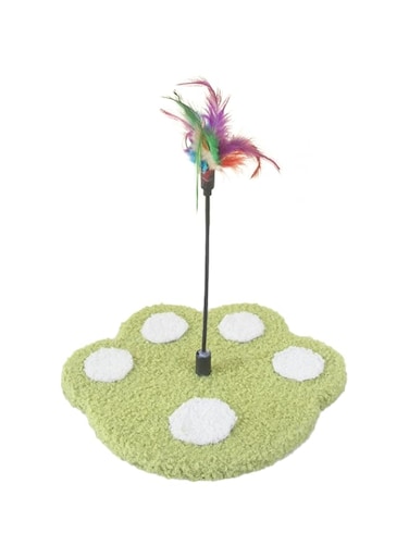 Cat Scratching Toy, Cat Scratcher Feather, Natural Feather Cat Scratch Toy Beds Interactive, Cats Tower Indoor, Scratching for Kittens and Small Cats