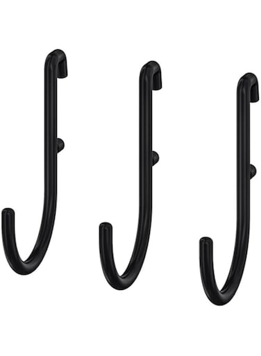 Digital Shoppy SK&Aring;DIS Hook, Black - 3 Pack