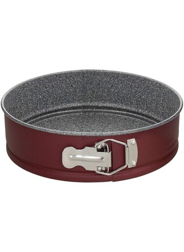 Tognana Porcellane W444438GgboXa0\U2013Xa0Mould (Springform Cake Tin, Round, Flat Surface, Grey, Red, Carbon Steel, Italy)