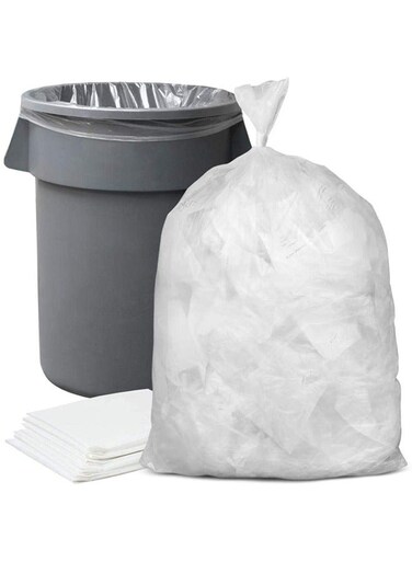Packing Clear Garbage Bag Pack of 10 Pieces,95X120cm Kitchen Bin Liners