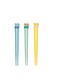 Chopsticks for Kids, 3 Pairs Kids Students Lightweight Chopstick, Cute with Dinosaur Head, Non-Slippery Indented Tips, Easy to Use and Clean, 8.1"/207mm Long