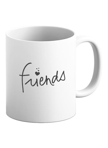 Printed Mug White/Black