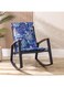 HOME High Back Cushion   Patio Throw Pillow Garden Farmhouse Decor   Decorative Cushion For Outdoor Seating Chair Sofa Swing Gazebo 115X47X4cm (Flap to Flap:120x50x4cm)-Print Ocean Bloom