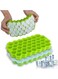 Pack Of 2 Ice Cube Molds With Lid Multicolour