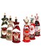 SKEIDO 6PCS Christmas decorations for Home Santa Claus Wine Bottle Cover Snowman Stocking Gift Holders