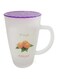 Delcasa 11 Oz Fruit Design Frosty Mug With Lid - Freezable Beer Stein Frozen Mug Jug - 11 Oz Tumbler Cool Pack Liquid, Multi-Colour