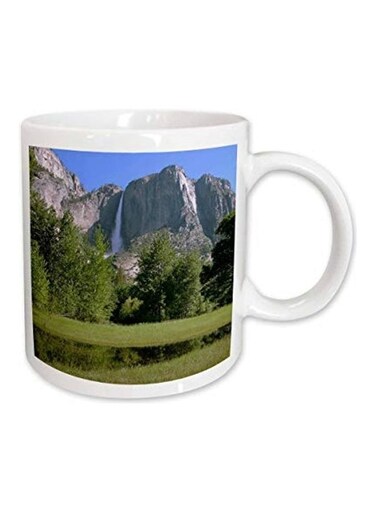 Yosemite Falls From Valley Printed Mug Multicolour