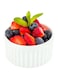 Restaurantware Mini Heart Porcelain Plate, 3.3 Inches, Pack Of 10
