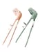 SYOSI 2Pcs, Dinosaur Children Learning Chopsticks Training Chopsticks Easy to Use Right Learning Chopsticks for Children Kids Beginners Baby Eating Practice Chopsticks