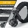 7/8" x 30ft Tow Rope, 4x4 Kinetic Recovery Rope Kit with 2 Shackle Ropes, Heavy-Duty Vehicle Recovery Rope for Truck, SUV, ATV Off Road, High-Visibility