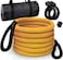 7/8" x 30ft Tow Rope, 4x4 Kinetic Recovery Rope Kit with 2 Shackle Ropes, Heavy-Duty Vehicle Recovery Rope for Truck, SUV, ATV Off Road, High-Visibility