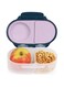 b.box Snack Box for Kids &amp; Toddlers: 2 Compartment Snack Containers, Mini Bento Box, Lunch Box. Leak Proof, BPA free, Dishwasher safe. School Supplies. Ages 4 months+ (Indigo Rose, 12oz capacity)