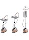 MGPGNOV Garment Steamer for clothes 2000W With Height Adjustable Ironing Board, 40 Second Heating Time,2 litre Tank,Heat Insulated Steam Hose (khaki)