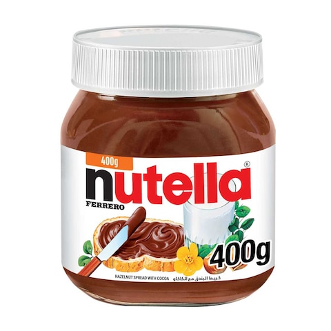 Nutella Hazelnut Chocolate Breakfast Spread Jar 400g
