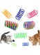 Petnice 12 Pcs Cat Colorful Springs Toys, Cat Creative Toys for Kittens, BPA Free Durable Heavy Plastic Interactive Toys to Kill Time and Keep Fit for Swatting, Biting, Hunting Kitten Toys