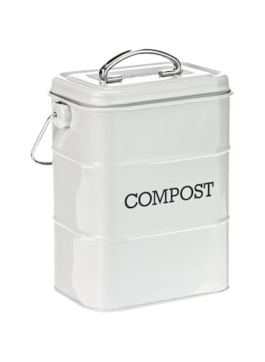 KitchenCraft Living Nostalgia Metal Kitchen Compost Bin