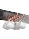 Metaltex 'My Mug' Undershelf Mug Holder, Polytherm Copper, 14 x 28 x 6 cm