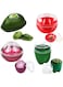 SKEIDO 4 Pieces Silicone Fruit and Vegetable Shaped Savers, Storage Containers for Fridge, Avocado Lemon Tomato and Onion Keeper, BPA Free Food Saver, Holder, Refrigerator Vegetable Crisper