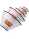 Fezep Dog Cone Collar, 5 PCS Adjustable Protective Collars for Pet Dog &amp; Cat, Recovery E-Collar Anti-Bite Lick Wound Healing, Soft Edge Neck Cone for Small/Medium/Large Dog