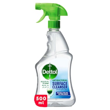 Dettol Anti-Bacterial Surface Cleanser Spray Bottle, 500ml