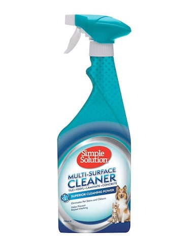Simple Solution Multi-Surface Cleaner 750ml   Pet-Safe Disinfectant &amp; Odor Eliminator for Floors, Counters &amp; Surfaces