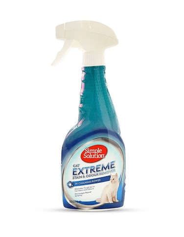 Extreme Stain &amp; Odor Remover for Cats &ndash; 500ml   Eliminates Tough Cat Urine, Feces &amp; Vomit Stains