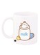 A Rabbit Design Mug White/Blue/Brown