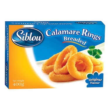 Siblou Breaded Calamare Rings, 400g