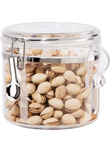 Oggi Food Storage Container, 38 Ounce, Clear